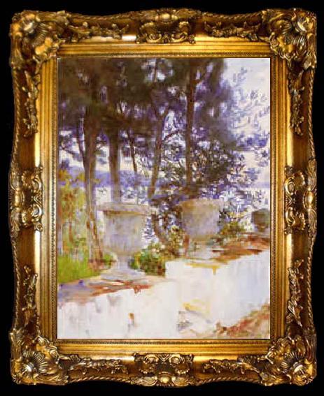framed  John Singer Sargent The Terrace, ta009-2